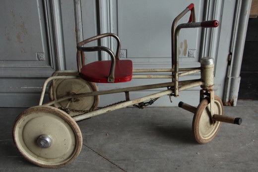 antique object three-wheeled bicycle