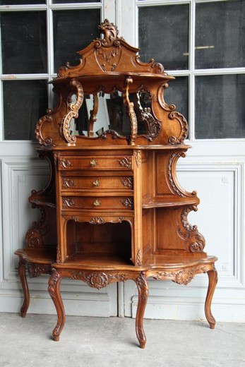 antique furniture trumeau with mirror