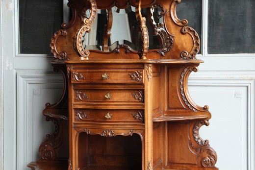 old furniture trumeau with mirror