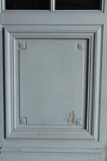 white old door