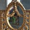antique screen with gilding