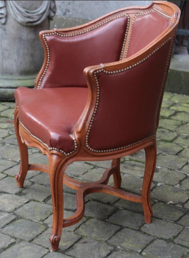 vintage furniture leather armchair