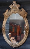 antique oval mirror