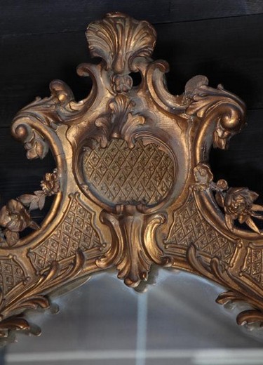 antique gilt mirror