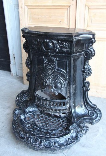 antique cast iron stove