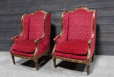 Pair armchairs Louis XVI