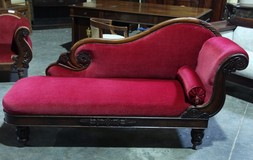 Antique chaise longue