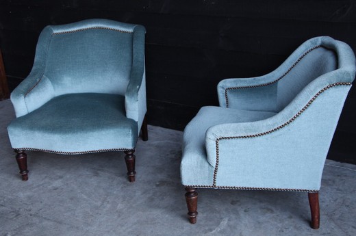 old furniture pair armchairs