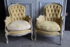 Old armchairs Louis XV