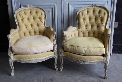 antique furniture set of armchairs