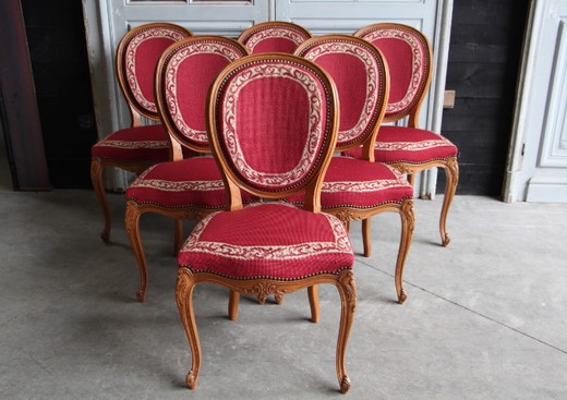 antique furniture set of chairs