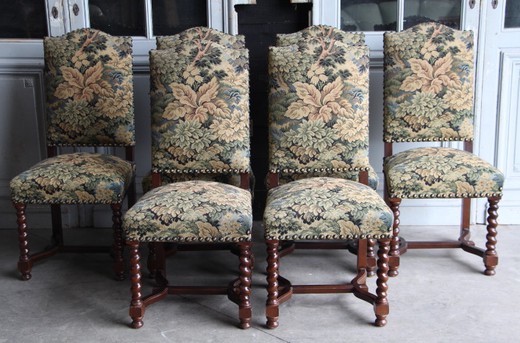 antique furniture set of chairs
