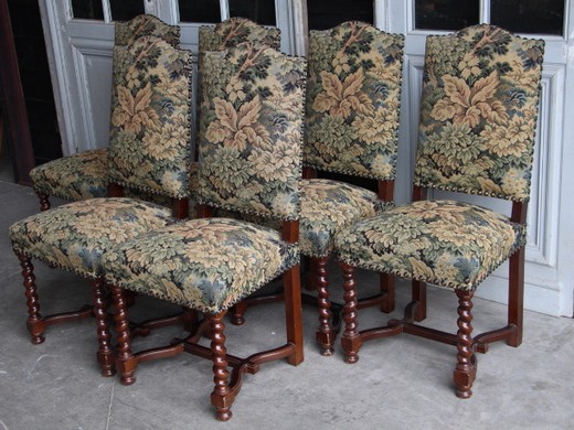 vintage furniture set of chairs
