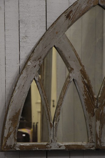 antique interior mirror gothic style