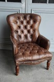 leather armchair