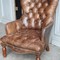 leather armchair