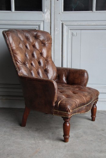 old antiques comfortable armchair