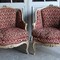 antique pair armchairs