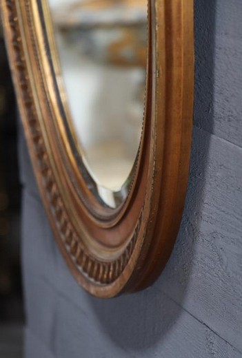 old mirror with gilding