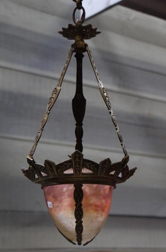 antique chandelier art-deco