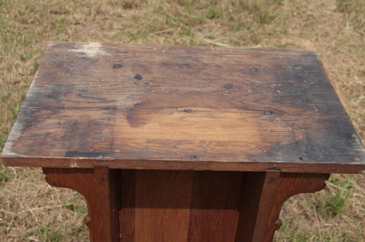 furniture pair stands in oak