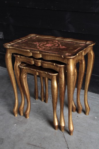 vintage furniture serving table