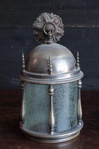 antique copper lantern