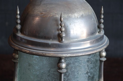 old copper lamp