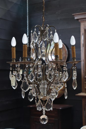 antique crystal chandelier