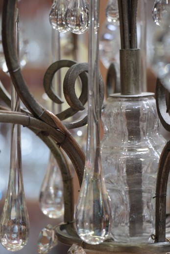 vintage crystal chandelier