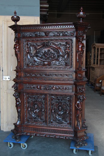 antique furniture walnut cabient