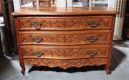 oak French commode antique