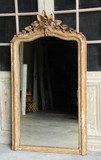 plaster and wood gilt mirror antique