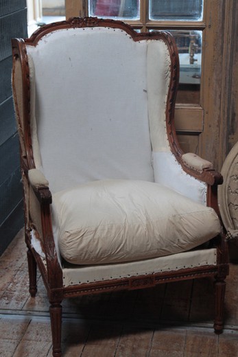 старинная мебель - парные кресла людовик 16