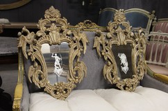 carved Italian mirrors