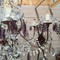 Italian colored glas chandelier