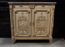 French Louis Xvi antique cabinet with putti