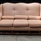 3 seats Louis XIII oak sofa 