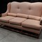 3 seats Louis XIII oak sofa 