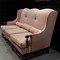 3 seats Louis XIII oak sofa 