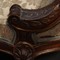 Walnut fine carved Louis XV armchair