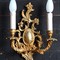 Pair LXV Style Bronze Sconces