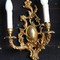 Pair LXV Style Bronze Sconces