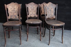 Сет из 6 стульев фабрики "Якова & Иосифа Конъ"