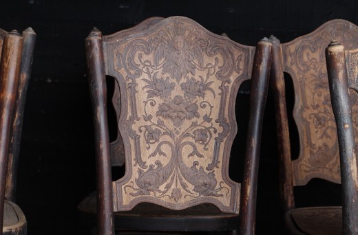 старинная мебель - набор стульев иакова и иосифа