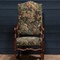 antique oak armchairs set XXth C