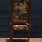 antique oak armchairs set XXth C