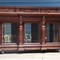 antique renaissance exceptional carved display cabinet