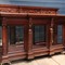 antique renaissance exceptional carved display cabinet