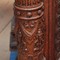 antique renaissance exceptional carved display cabinet